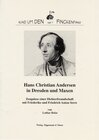 Buchcover Hans Christian Andersen in Dresden und Maxen