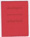 Buchcover skarlagen - scharlach