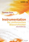 Buchcover Instrumentation für Sinfonisches Blasorchester