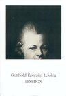 Buchcover Gotthold Ephraim Lessing. Lesebox. (Bd. 1 Gedichte und Fabeln, Bd. 2 Szenen, Bd. 3 & 4 Kollektaneen aus dem Prosawerk, B