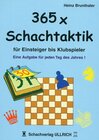 Buchcover 365 x Schachtaktik für Einsteiger bis Klubspieler