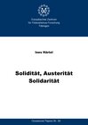 Buchcover Solidität, Austerität, Solidarität