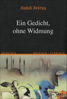 Buchcover Ein Gedicht ohne Widmung /Bir Siir, Kimseye Adanmanis