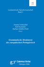 Buchcover Grammatische Strukturen des europäischen Portugiesisch