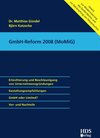 Buchcover GmbH-Reform 2008 (MoMiG)