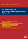 Buchcover Die Besteuerung der Personen- und Kapitalgesellschaften, Kommentar