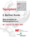 Buchcover Berliner Runde 2007 - Neue Konzepte für Werkzeugmaschinen