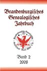 Buchcover Brandenburgisches Genealogisches Jahrbuch (BGJ) / Brandenburgisches Genealogisches Jahrbuch 2008
