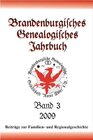 Buchcover Brandenburgisches Genealogisches Jahrbuch (BGJ) / Brandenburgisches Genealogisches Jahrbuch 2009