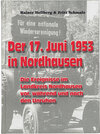 Buchcover Der 17. Juni 1953 in Nordhausen"