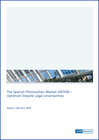 Buchcover The Spanish Photovoltaic Market 2007/08