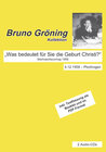Buchcover Bruno Gröning: „Was bedeutet für Sie die Geburt Christi?“