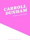Buchcover Carroll Dunham: Arbeiten auf Papier