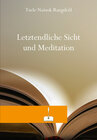 Buchcover Letztendliche Sicht und Meditation