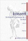 Buchcover Konzert für Klavier & Orchester Nr. 3 fis-Moll, Opus 6