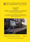 Buchcover Festschrift 20 Jahre Freie lauenburgische Akademie