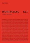 Buchcover Wortschau Nr. 7