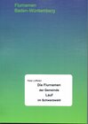 Buchcover Die Flurnamen der Gemeinde Lauf im Schwarzwald