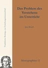 Buchcover Das Problem des Verstehens im Unterricht