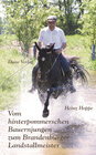 Buchcover Vom hinterpommerschen Bauernjungen zum Brandenburger Landstallmeister