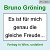 Buchcover Bruno Gröning: „Es ist für mich genau die gleiche Freude …“