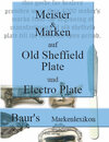 Buchcover Meister und Marken auf Old Sheffield Plate und Electro Plate