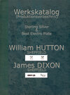 Buchcover Werkskatalog der Firmen William Hutton & James Dixon