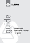 Buchcover Purchase of translation services - A guide