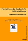 Buchcover Publikationen der Akademie für Politische Bildung