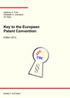 Buchcover Key to the European Patent Convention - Edition 2013