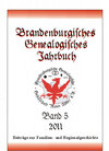 Brandenburgisches Genealogisches Jahrbuch (BGJ) / Brandenburgisches Genealogisches Jahrbuch 2011 width=