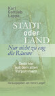 Buchcover Stadt oder Land - Nur nicht zu eng die Räume