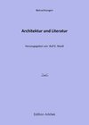 Buchcover Betrachtungen: Architektur und Literatur