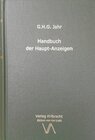 Buchcover Handbuch der Haupt-Anzeigen