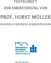 Buchcover Zur Emeritierung von Prof. Horst Müller