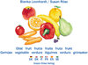 Buchcover Obst fruit frutta fruits fruta frukt / Gemüse vegetable verdura legumes verdura grönsaker