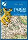 Buchcover Goldener Löwe unter weiß-blauen Rauten
