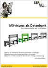 Buchcover MS-Access als Datenbank