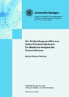 Buchcover Von Straßenlängsprofilen zum Reifen-Fahrbahn-Geräusch: Ein Modell zur Analyse des Textureinflusses