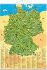 Buchcover Illustrierte Deutschlandkarte zum Aufhängen
