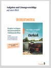 Buchcover Tschick im Deutschunterricht der Jahrgangsstufen 8-9 des Gymnasiums. Unterrichtsmaterial: Kopiervorlagen, Stundenabläufe