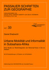Buchcover Urbane Mobilität und Informalität in Subsahra-Afrika