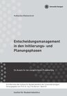 Buchcover Entscheidungsmanagement in den Initiierungs- und Planungsphasen