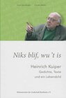 Buchcover Niks blif, wu't is