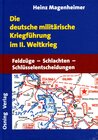 Buchcover Die deutsche militärische Kriegführung im II. Weltkrieg