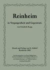 Buchcover Reinheim