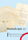 Buchcover Manuskripte 11