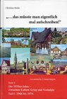 Buchcover »… das müsste man eigentlich mal aufschreiben«