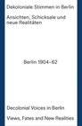 Buchcover Dekoloniale Stimmen in Berlin