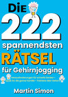 Buchcover Die 222 spannendsten Rätsel für Gehirnjogging